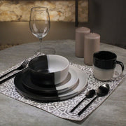 Vajilla Redonda 16 Piezas 4 Personas Zakia - Chefmaker.com.mx